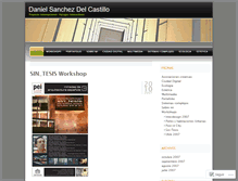 Tablet Screenshot of danieldelcastillo.wordpress.com