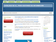 Tablet Screenshot of catalogosl.wordpress.com