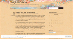 Desktop Screenshot of laughatcancer.wordpress.com