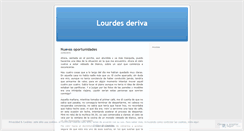 Desktop Screenshot of lourdes67.wordpress.com