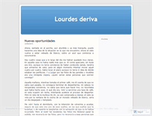 Tablet Screenshot of lourdes67.wordpress.com