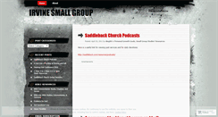 Desktop Screenshot of irvinesmallgroup.wordpress.com