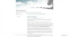 Desktop Screenshot of factorfilms.wordpress.com