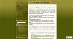 Desktop Screenshot of antropolog.wordpress.com