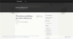 Desktop Screenshot of obere.wordpress.com