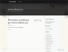 Tablet Screenshot of obere.wordpress.com