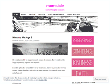 Tablet Screenshot of momsicle.wordpress.com