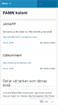 Mobile Screenshot of famnkoloni.wordpress.com