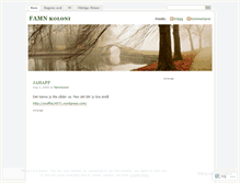 Tablet Screenshot of famnkoloni.wordpress.com