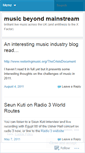 Mobile Screenshot of musicbeyondmainstream.wordpress.com