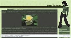 Desktop Screenshot of greenteakarma.wordpress.com