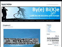 Tablet Screenshot of byebike.wordpress.com