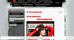 Desktop Screenshot of losangelesfetishfilmfestival.wordpress.com