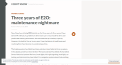 Desktop Screenshot of doiknow.wordpress.com