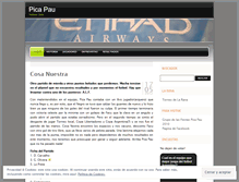 Tablet Screenshot of picapaufc.wordpress.com
