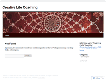 Tablet Screenshot of lifecreative.wordpress.com
