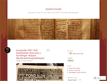 Tablet Screenshot of condo.wordpress.com