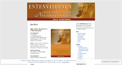 Desktop Screenshot of entenvisionen.wordpress.com