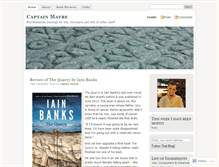 Tablet Screenshot of captainmaybe.wordpress.com