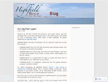 Tablet Screenshot of highfieldbeach.wordpress.com