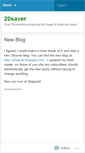 Mobile Screenshot of 20saver.wordpress.com