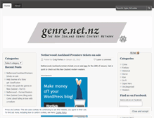 Tablet Screenshot of genrenz.wordpress.com