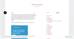 Desktop Screenshot of malaisesometimes.wordpress.com