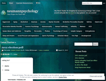 Tablet Screenshot of neumannpsychology.wordpress.com