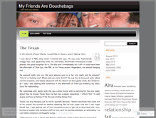 Tablet Screenshot of myfriendsaredouchebags.wordpress.com