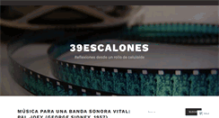 Desktop Screenshot of 39escalones.wordpress.com