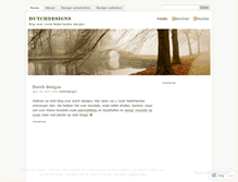 Tablet Screenshot of dutchdesigns.wordpress.com
