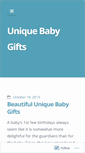 Mobile Screenshot of beautifuluniquebabygifts.wordpress.com