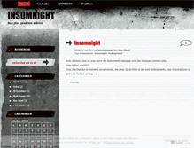 Tablet Screenshot of insomnight.wordpress.com