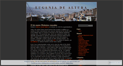 Desktop Screenshot of eugeniadealtura.wordpress.com