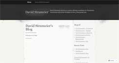 Desktop Screenshot of davidstrumeier.wordpress.com