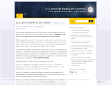 Tablet Screenshot of elcampodelguerrero.wordpress.com