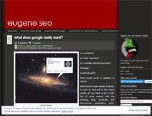 Tablet Screenshot of eugeneseo.wordpress.com