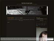 Tablet Screenshot of gattoastratto.wordpress.com