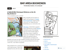 Tablet Screenshot of bookendblog.wordpress.com