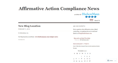 Desktop Screenshot of affirmativeaction.wordpress.com