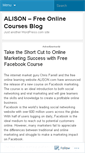 Mobile Screenshot of alisoncourses.wordpress.com