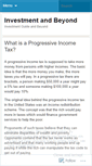 Mobile Screenshot of investmentandbeyond.wordpress.com