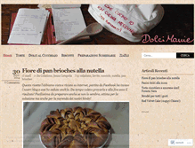 Tablet Screenshot of dolcimanie.wordpress.com