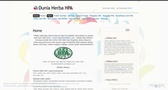 Desktop Screenshot of duniaherbahpa.wordpress.com