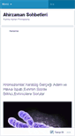 Mobile Screenshot of ahirzamansohbetleri.wordpress.com