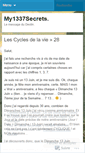 Mobile Screenshot of my1337secrets.wordpress.com