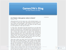 Tablet Screenshot of games396.wordpress.com