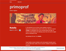 Tablet Screenshot of primoprof.wordpress.com