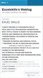 Mobile Screenshot of excelskills.wordpress.com