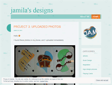 Tablet Screenshot of jamiladesigns.wordpress.com